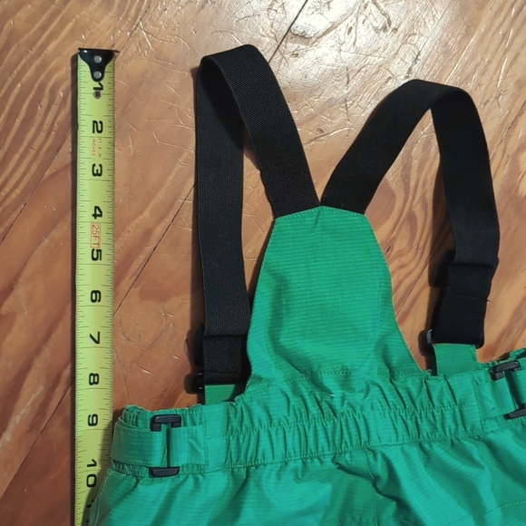 Kiltec Removable Bib Snowpants US 3-4 Kids Water Resistant Windproof Lime Green - Picture 9 of 10